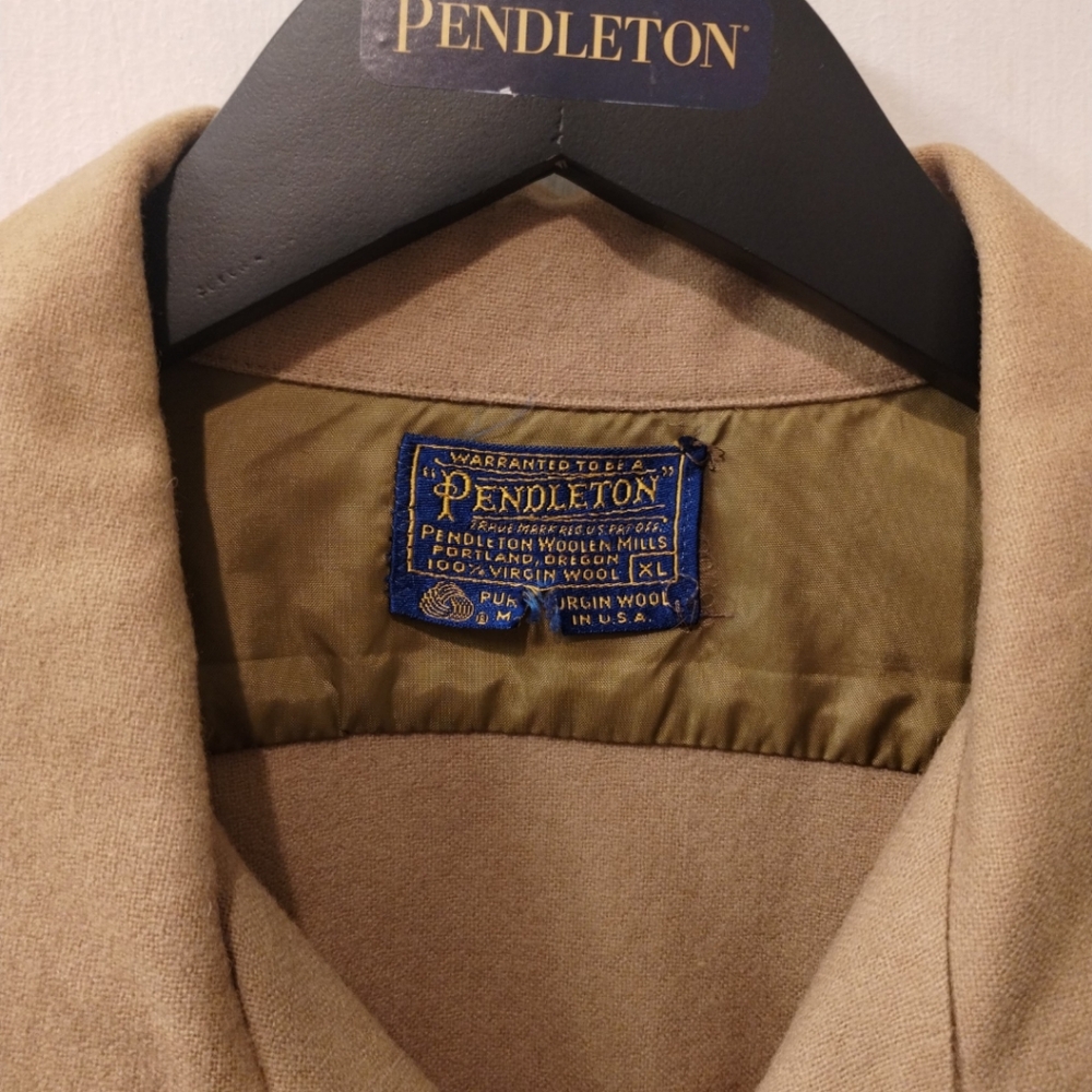Pendleton Men's Wool Jacket - Beige